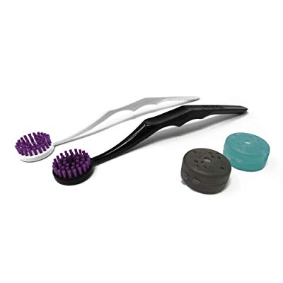 TUNG Brush with Cap - Tongue Cleaner (Colors Vary)